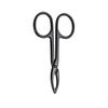 Bnf Eyebrow Tweezers - Contemporary Style - Black - Aluminium Material - Flat Tip - Comfortable Grip - Elegant Design - 8cm x 4.5cm - 1 Count view 4