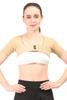 Dermapress Post Surgical Axillary Breast Support with Axillary Compression Band || MODERATE COMPRESSION || Liposuction Compression Garment || Front Hook Adjustment (4XL, Beige) view 1