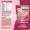 Saffola Muesli Fruit & Nut Berry Crunch with Flavour Pops, 700 gm | 15 in 1 Fruit and Nuts, Seeds, Millet & more | Cereals for breakfast rich in wholegrain, protein, fibre view 3