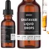 Govedic Shatavari Liquid Drops Concentrated 30ml Pack of 1 | 60 Servings of 500mg Organic Root Tincture Extract Supplement | High Potency & Fast Absorption view 1