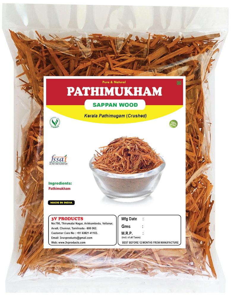 3V PRODUCTS Pathimukham - Pack of 2x100g - Patang | Sappan Wood | Kerala Pathimugam | Drinking Mix (Crushed)