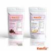 KONFIZ Dark & White Choco Chips Combo pack (500g) for Cake toppings Cooking & Baking Chips for Cakes, Cookies, Brownies, Muffins, Pancakes | Used for baking and decoration view 2