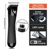 HANNEA Body Hair Trimmer with LED Cordless USB Electric Razors for Men Women Wet/Dry Use Bikini Trimmer Dual Head Design Painless Hair Trimmer IPX7 Waterproof view 2