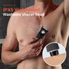 HANNEA Body Hair Trimmer with LED Cordless USB Electric Razors for Men Women Wet/Dry Use Bikini Trimmer Dual Head Design Painless Hair Trimmer IPX7 Waterproof view 3
