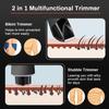 HANNEA Body Hair Trimmer with LED Cordless USB Electric Razors for Men Women Wet/Dry Use Bikini Trimmer Dual Head Design Painless Hair Trimmer IPX7 Waterproof view 4