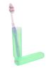 On Blow Plastic Toothbrush Cover, Container, Cap Multi Color (Pack of 2) view 3