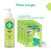 Cleevo Liquid Dishwash Gel - 2 Litre Bottle Pack | Plant-Based Organic Dish Wash for Oil Stains & Burnt Residues | Dish washing Liquid | Pet-Friendly & Child-Safe Natural Dishwasher Liquid (Lime) view 2