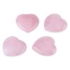 3NH Heart-Shaped Rose Quartz, 4pcs Rose Quartz Stone Semi-Precious Gemstone Decor 1.0x10x0.4inch Pink Crystal Healing Stone Gift for Friend view 1
