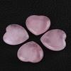 3NH Heart-Shaped Rose Quartz, 4pcs Rose Quartz Stone Semi-Precious Gemstone Decor 1.0x10x0.4inch Pink Crystal Healing Stone Gift for Friend view 2