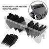 3NH Professional Hair Clipper, 8pcs Universal Hair Trimmer Comb Guide Set, Hair Trimmer Spare Parts, Hairdstyling Limit Combs Accessory for Most Size Clippers -Black view 3