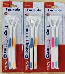 Formula Tongue cleaner plastic set of 2 and pack of 3 by skincoincare