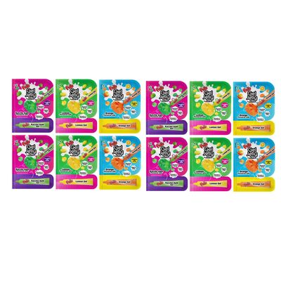 Fru Gel & Jelly (Orange, Kaccha Aam & Lemon, Pack of 12)