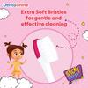 DentoShine Sticky Toothbrush For Kids (Ages 2+)-Pack Of 4 Designs,Manual view 3