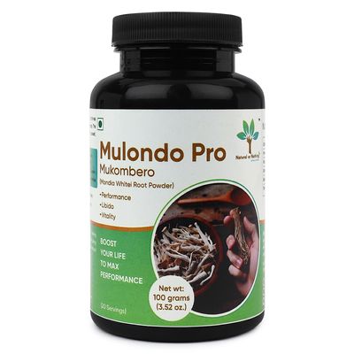 Natural or Nothing | Mulondo Pro | Mukombero | Organic Mondia Whitei Root Powder | Wild Harvest | (100g) (2 month supply) (Pack of 2) (2)