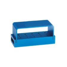NMD Nexus Medodent Dental Metal bur box 15 holes (Blue) (Pack Of 1)