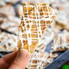 2M White Compound with Konfiz Waffle Chips (100 gram)-Perfect combination for making Homemade chocolates, desserts & many more view 4