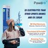 PawaHy Electrolyte Energy Reload Instant Hydration - Blueberry, Pack of 2 (30 Tablets) view 3