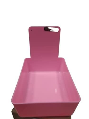 DENTAL TOOL Organiser Trays,Plastic Denture Trays with Clip for Dental Lab Clinic Material Organizer,5 Pieces,Mix Colors