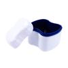 Ubervia Denture Box Denture Cup Denture Case Denture Bath Cleaning Soaking Cup with Strainer Mouth Guard Night Gum Retainer Container view 1