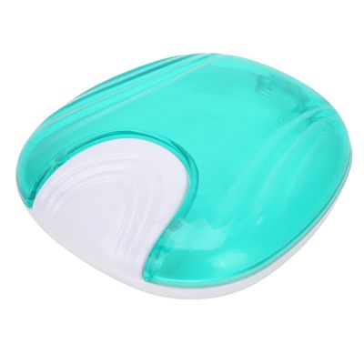 Ubervia Denture Container, Craftsmanship Effectively Prevent Small and Light Orthodontic Retainer Case for Home(Green)