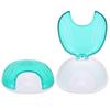 Ubervia Denture Container, Craftsmanship Effectively Prevent Small and Light Orthodontic Retainer Case for Home(Green) view 3