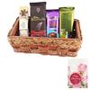 SFU E Com Attractive Wooden Basket With Premium Chocolates | Anniversary Chocolate Gift Hamper | Anniversary Greeting Card With Chocolate Combo | 437 view 1