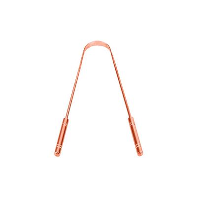 Tongue Cleaner for Men and Women, Adults Pure Copper Tongue Cleaner for fresh breath improved Taste Sense & Bacteria Removal, Copper, Pack of 1