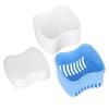 Ubervia False Teeth Container, False Teeth Storage Box Denture Box for Elderly Save Dentures(Sky Blue) view 2