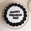 FlowerAura Women's Day Special Delicious Eggless Chocolate Cake Perfect Gift's For Girlfriend, Mom, Sister, Sister-In-Law, Mother-In-Law, Friend, Employee, Wife (Same Day Delivery) (0.5Kg) view 3
