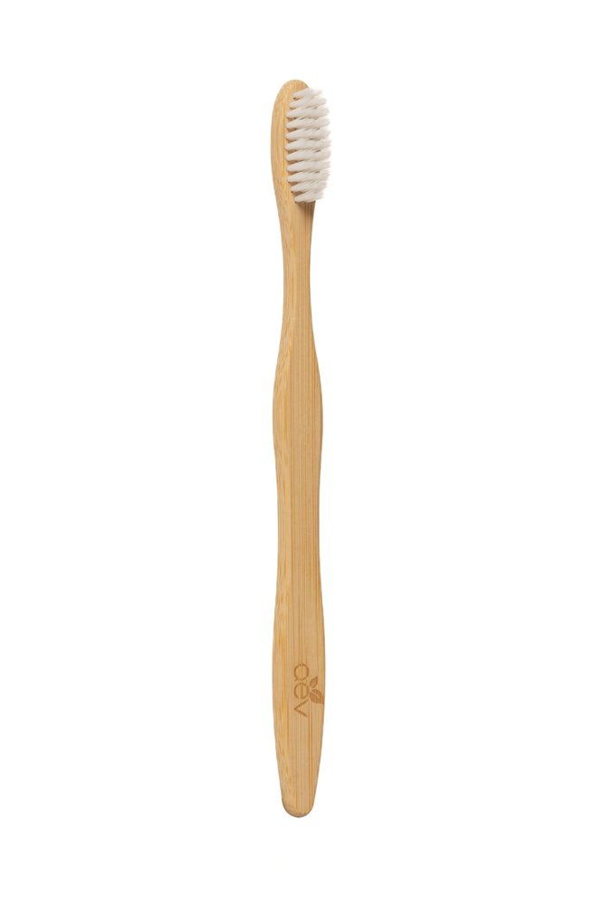 AEV Water Bamboo Toothbrush with Biodegradable Bristles (White)