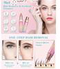 AMENDAS Eyebrow Trimmer for Women, 2 in 1 Rechargeable Facial Hair Remover For Women with Replaceable Heads, Professional Painless Personal Hair Removal Razor with Indicator Lights (RAINBOW) view 2