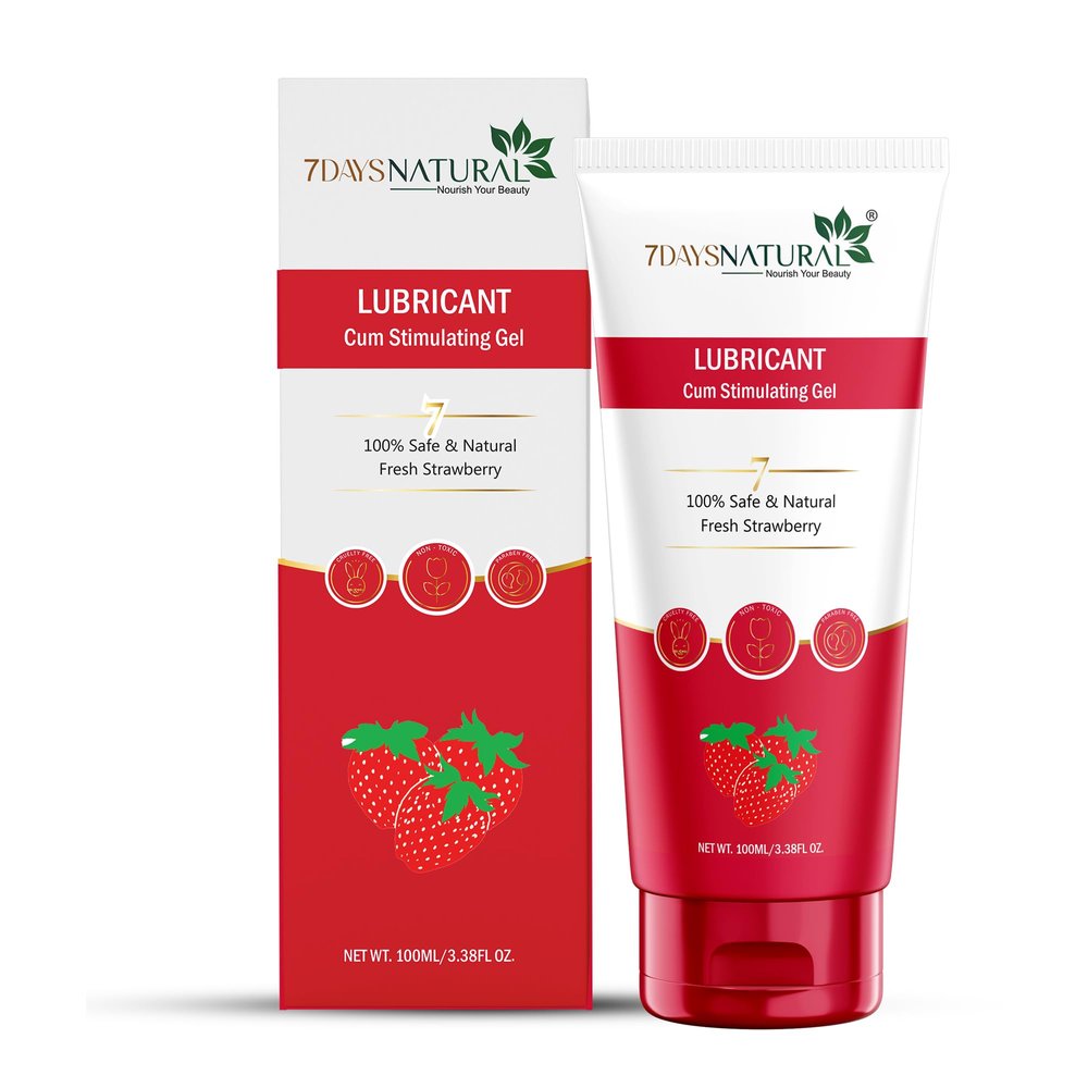 7DAYSNATURAL NATURAL Intense Lubricant Gel For Men & Women | Water Based Lube(100 Ml)