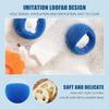 Urdhvamurti Anti-Wg Adsorption Clothes Dryer Ball for Clothing Pet Hair Remover Washing Machine Hair Catcher Laundry Ball 4 Pack (Multi) view 3