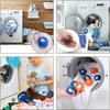 Urdhvamurti Anti-Wg Adsorption Clothes Dryer Ball for Clothing Pet Hair Remover Washing Machine Hair Catcher Laundry Ball 4 Pack (Multi) view 4