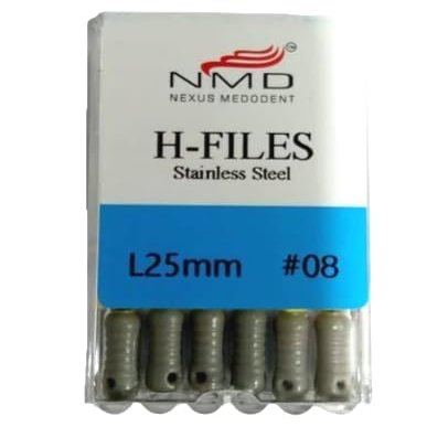 DENTAL TOOL Stainless Steel(S.S)-H-Files (25mm#8)