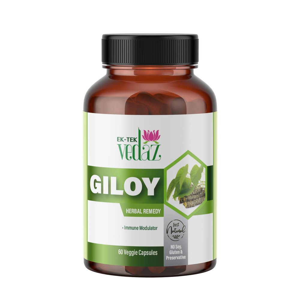 Ektek Vedaz Giloy Immunity Boosters Veg 60 Capsules