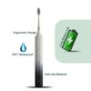 PRIME PICK Electric Toothbrush with 3 Brush Heads - Portable Wireless Fast Charge Electric Brush with 5 Cleaning Modes, IPX7 Waterproof Electric Toothbrush for Adults & Kids (Black) view 3