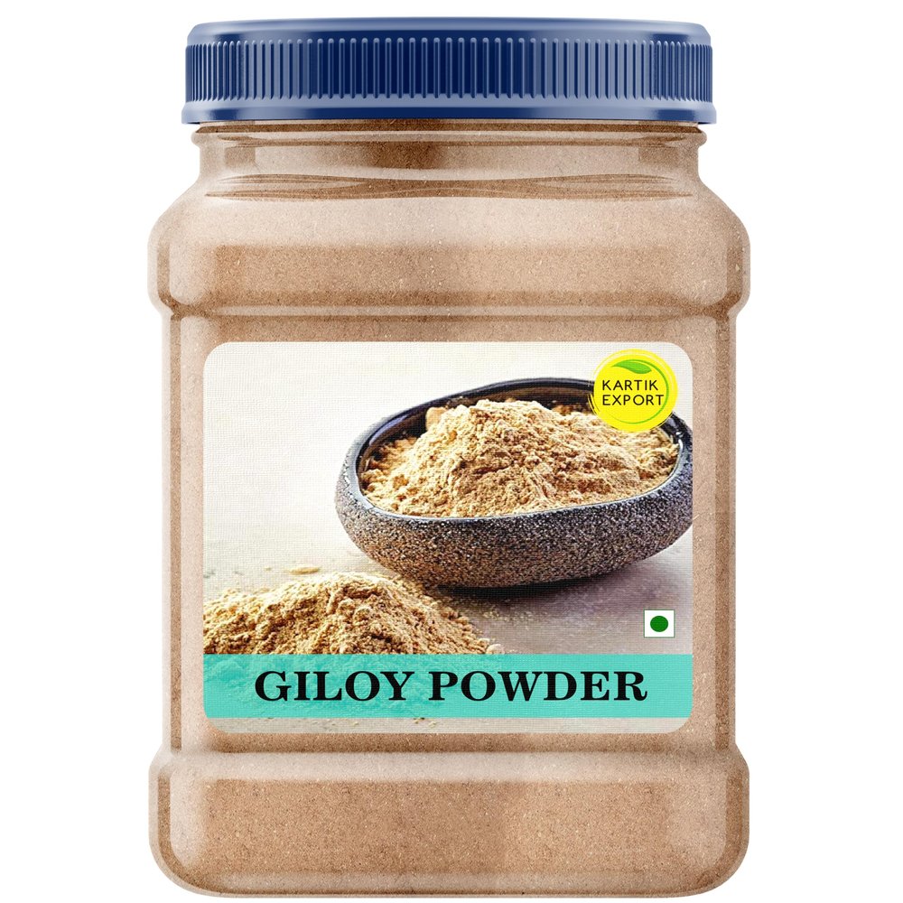 Kartik Export Dry Guduchi | Giloy Powder | Seenthil kodi | Tippa teega | Tinospora cordifolia | Dry Amruthaballi Powder - 250 Gram