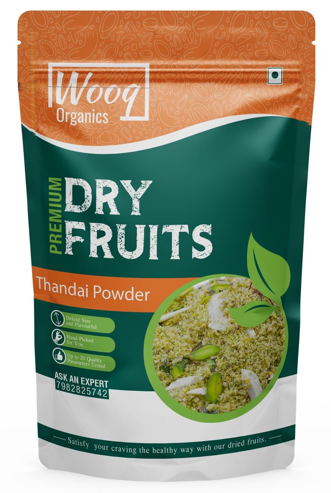 Wooq Organics Thandai Powder | 500 Grams | Authentic Ingredients (Almonds, Cashews, Pistachios, Cardamom and Saffron