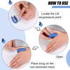 3NH Acupressure Hand Pressure Point Clip, 8 Pcs Migraine Relief Clip Headache Pressure Point Tool for Relaxation Tension Anxiety Relief Muscle Pain Alleviation (Green, Blue) view 4