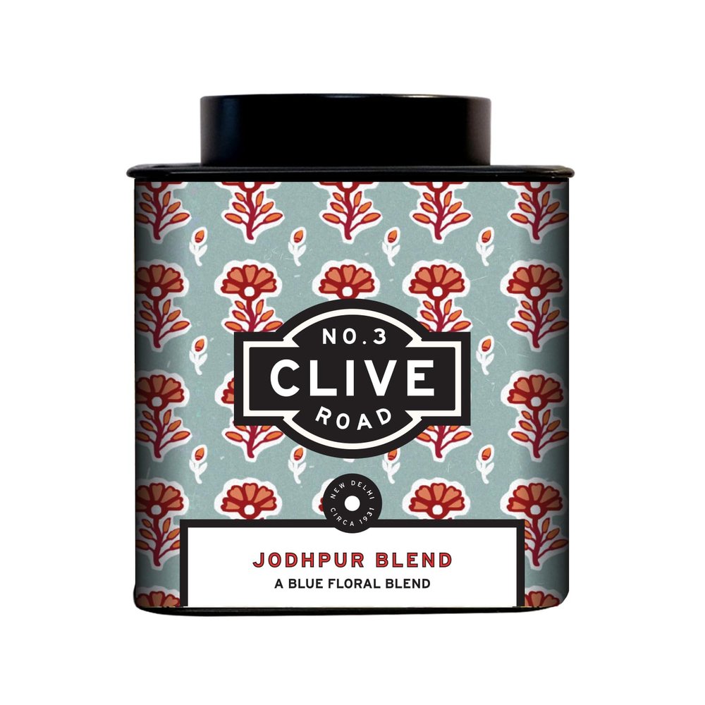 No. 3 Clive Road Earl Grey Tea - 125g, Premium, 60+ Cups, Natural Bergamot, Orange & Cornflower Petals, Delicious Citrusy & Earthy Flavour, Brew Hot or Iced