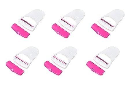 Disposable and Bikini Razor For Women and Girl | Plastic Skin Hair Remover Safety Stainless Razor Disposable Blades Body (6 Blades) Multicolor