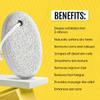 Matra Pumice Stone - Oval Natural Lava Pumice Stone with Rubber Ring Grip - Exfoliating Foot Scrubber Pedicure Tool & Callus Remover for Dead Skin Removal - Foot Filer to Soften Heels, Elbows & Ankles view 2