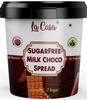 La Casa Sugar-Free Milk Chocolate Spread | Stevia Based & 0 GMI | All Natural | Product of India | 1000g | view 1
