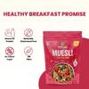 FITFLOW High Protein Fruits, Nuts & Seeds Muesli | No Added Sugar | High Fiber Pouch (400 g) view 3