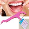 AVNISH Teeth Cleaner Dental Floss Toothpick Head Oral Care Flosser Plastic Teeth Flossing Thread Toothpicks Stick Set for Fresh, Healthy and Breath Gums Hygiene Brush Tooth Cleaning Tool (80pcs) view 2