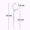 AVNISH Teeth Cleaner Dental Floss Toothpick Head Oral Care Flosser Plastic Teeth Flossing Thread Toothpicks Stick Set for Fresh, Healthy and Breath Gums Hygiene Brush Tooth Cleaning Tool (80pcs) view 3