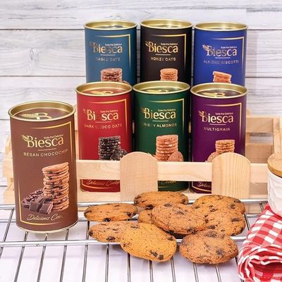 Biesca Assorted Handmade Cookies Flavor Crispy Almond, Multigrain, Honey Oats, Almond, Besan, Chocochip,Dark Chocolate, Ragi & Oats, Cranberry Biscotti, Dark Choco Oats, Sugar Free 10 | Get TOTE Bag Worth Rs 500 Free | 1675gm