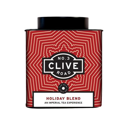 Clive Road Masala Chai - 60+ Cups, Premium Tea Tin, 100% Natural Spices ~ Fennel, Ginger, Cardamom & Cinnamon, Immunity Booster, No Added Sugar 125 g