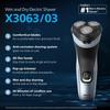 Philips Electric Shaver For Men, Skinprotect Technology, Wet And Dry Shave, 3D Floating Heads, 27 Self Sharpening Blades, Pop-Up Trimmer, Cordless, Waterproof X3063/03 (New Model), Blue view 2